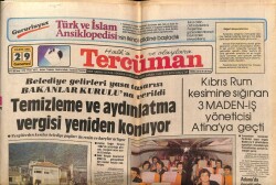 Tercüman Gazetesi 29 Kasım 1980 - Kıbrıs Rum Kesimine Sığınan 3 Maden - İş Yöneticisi Atinaya Geçti GZ70652 - 1