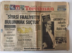 Tercüman Gazetesi 29 Kasım 1982 - Cumhurbaşkanı Evren 41 İl Dolaştı GZ10628 - 2