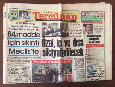 Tercüman Gazetesi 29 Kasım 1985 - Futbol Kulüplerine Doktor Mecburiyeti GZ10342 - 2
