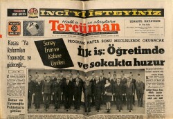Tercüman Gazetesi 29 Mart 1971 - Batur Ve Eyiceoğlu Pakistana Gittiler GZ70822 - 2