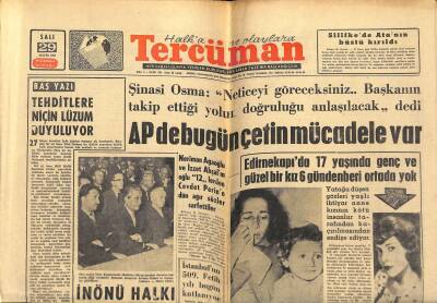 Tercüman Gazetesi 29 Mayıs 1962 - Sular İdaresi Tamime Aykırı Olarak 9 Kadın Memur Almış GZ118844 - 1