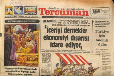 Tercüman Gazetesi 29 Mayıs 1979 - Seydişehirde İşçiler Arasında Çıkan Çatışmada 23 Kişi Yaralandı GZ85615 - 1