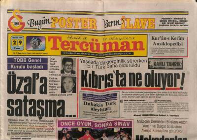 Tercüman Gazetesi 29 Mayıs 1988 - TOBB Genel Kurulu Başladı GZ83237 - 1