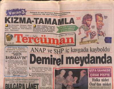 Tercüman Gazetesi 29 Mayıs 1989 - Bulgarlar NATOyu Şikayet Ediyoruz - ANAP Ve SHP İç Kavgada Kayboldu GZ118907 - 1