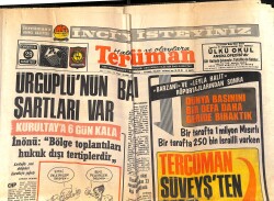 Tercüman Gazetesi 29 Nisan 1972 - Ürgüplü'nün Bazı Şartları Var - Uwe'siz Almanya GZ161251 - Gökçekoleksiyon