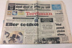 Tercüman Gazetesi 29 Nisan 1982 - Eller Tetikte - GZ15254 - 2