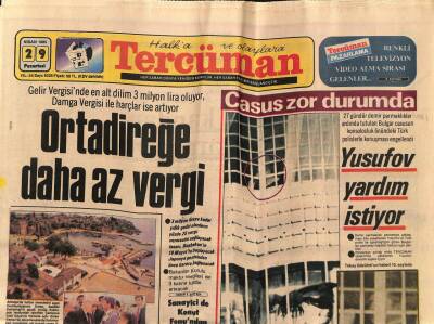 Tercüman Gazetesi 29 Nisan 1985 - Doğum Günü Hediyesi GZ54528 - 1