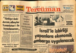 Tercüman Gazetesi 29 Ocak 1981 - İsraille İşbirliği Yapanlara Ekonomik Ambargo Uygulanacak GZ67306 - 2