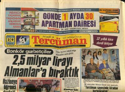 Tercüman Gazetesi 29 Temmuz 1985 - Emel Sayın Dertli ! - Gümrük Kanununun Tamamı Değişiyor GZ118045 - 1