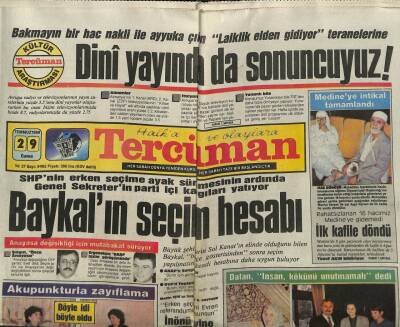 Tercüman Gazetesi 29 Temmuz 1988 - Deniz Uğur Ekran İçin 10 Kilo Verdi GZ89100 - 1