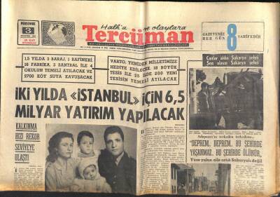 Tercüman Gazetesi 3 Ağustos 1967 - Tamer Yiğitin Güzel Alman Sevgilisi İntihara Kalkıştı GZ118974 - 1