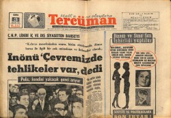 Tercüman Gazetesi 3 Aralık 1965 - Ayasofyanın Cami Yapılması Milletçe Arzu Edilmektedir GZ70832 - 1