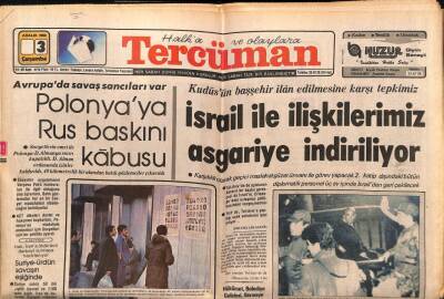 Tercüman Gazetesi 3 Aralık 1980 - Bülent Ersoy Sahneye 500 Bin Liraya Çıkıyor, Emel Sayın Ürdüne Gidiyor GZ55153 - 1