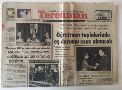 Tercüman Gazetesi 3 Aralık 1981 - Bülent Ecevite 4 Aylık Mahkumiyet GZ10676 - 2