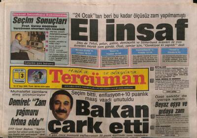 Tercüman Gazetesi 3 Aralık 1987 - Özal , Cuellar İle Kıbrısı Görüşüyor GZ83240 - 1