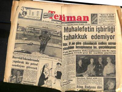 Tercüman Gazetesi 3 Ekim 1956 - Anadoluhisarından Beykoza Su Borusu - Eyüp Cinayetinin Duruşması Yapıldı GZ118954 - 1