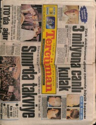 Tercüman Gazetesi 3 Eylül 1988 - 3 Milyona Canlı Kulak GZ64496 - 1