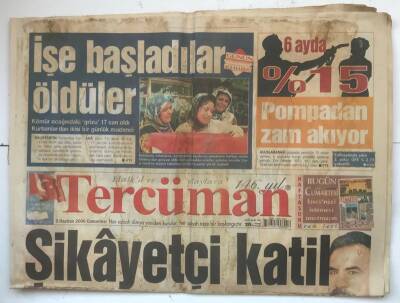 Tercüman Gazetesi 3 Haziran 2006 - Irakta Çocuk İnfazı GZ7400 - 1