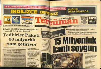 Tercüman Gazetesi 3 Mart 1979 - Doğum Günü Hediyesi GZ54819 - 1