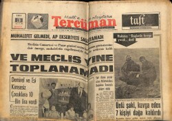 Tercüman Gazetesi 3 Mayıs 1966 - Muhalefet Gelmedi , AP Ekseriyeti Sağlayamadı GZ68666 - 1