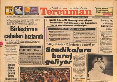 Tercüman Gazetesi 3 Mayıs 1983 - Beşiktaşta Herkesin Geleceği Kupaya Bağlı - Mc. Enroe Dünya Şampiyonu Oldu GZ126775 - 1