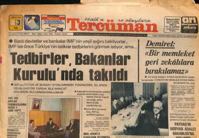 Tercüman Gazetesi 3 Nisan 1979 - 9 Hacattepe Öğretim Görevlisi Bildiri Bulundurmaktan Gözaltına Alındı GZ90641 - 1