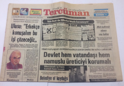 Tercüman Gazetesi 3 Nisan 1983 - Ulusu Erkekçe Konuşalım Bu İşi Çözeceğiz - GZ15260 - 1