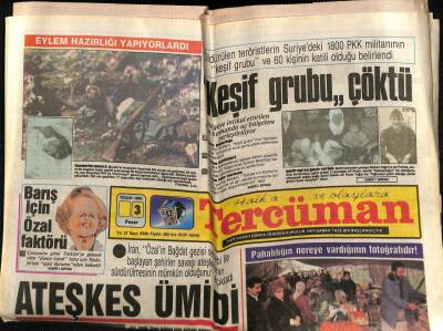 Tercüman Gazetesi 3 Nisan 1988 - Türkiyede 6. Darbenin Hazırlığı Yapılıyor GZ65896 - 2