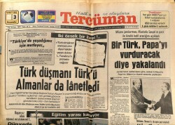Tercüman Gazetesi 3 Şubat 1983 - Türk Düşmanı Türkü Almanlar da Lanetledi GZ67502 - 2
