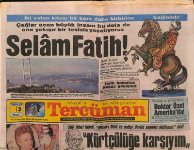 Tercüman Gazetesi 3 Temmuz 1988 - Kastelli Bir Rekor da Konut Alanında Kırdı GZ83207 - 1