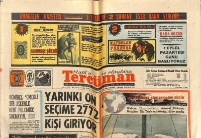Tercüman Gazetesi 30 Ağustos 1969 - Esat Selçuku Uçak Şirketleri Uçağa Bindirmedi GZ70766 - 1