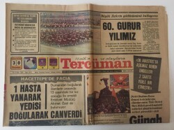 Tercüman Gazetesi 30 Ağustos 1982 - Büyük Zaferin 60. Yıldönümünü Kutluyoruz GZ10614 - 2