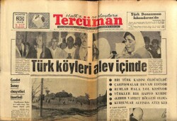 Tercüman Gazetesi 30 Aralık 1963 - Cevdet Sunay Cinayetleri Lanetledi GZ67551 - 2