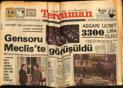 Tercüman Gazetesi 30 Aralık 1977 - İTÜ , Dün Ülkücü Öğrenciler Tarafından İşgal Edildi GZ65919 - 2