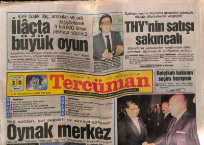 Tercüman Gazetesi 30 Ekim 1987 - Doğum Günü Hediyesi GZ54136 - 1