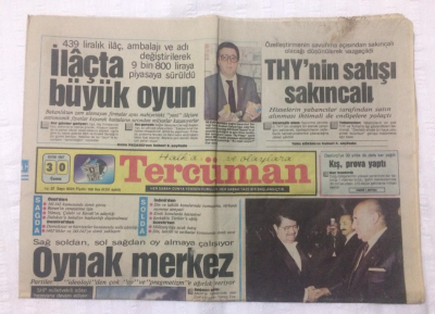 Tercüman Gazetesi 30 Ekim 1987 - NatoTürkiyeye Saldırı Topyekün Cevap Görür - GZ15583 - 1