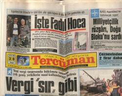 Tercüman Gazetesi 30 Ekim 1988 - TRTde Dil Tahribatı GZ70264 - 2