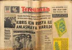 Tercüman Gazetesi 30 Eylül 1967 - Kıbrıs İçin Rusya İle Anlaşmaya Varıldı GZ67332 - 2