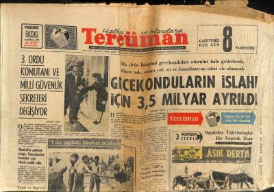Tercüman Gazetesi 30 Haziran 1966 - Hitler Devri Paralarını Yıkayıp Ve Ütüleyip Yeni Mark Diye Piyasaya Sürdü GZ123588 - 1