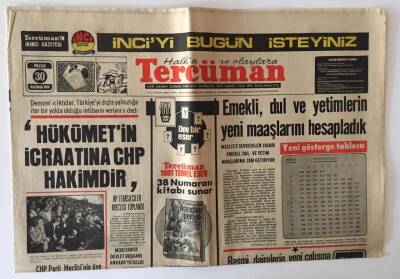 Tercüman Gazetesi 30 Haziran 1974 -Resmi Dairelerin Yeni Çalışma Saati Uygulanıyor GZ11315 - 2
