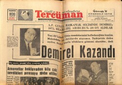 Tercüman Gazetesi 30 Kasım 1964 - Endonezya da Atom Bombası Yapıyormuş GZ65804 - 1
