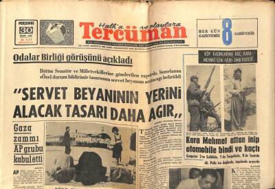 Tercüman Gazetesi 30 Mart 1967 - 14 Futbolcusu Olan Galatasaray Zor Durumda GZ54198 - 1