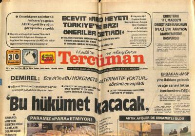 Tercüman Gazetesi 30 Mart 1978 - Erbakan MSP Yine İktidara Gelecek Ve Ağır Sanayi Tekrar Kurulacaktır dedi GZ118155 - 1
