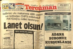 Tercüman Gazetesi 30 Mart 1979 - İstanbulda 1 Saat İçinde 7 Yere Bomba Atıldı GZ65987 - 2