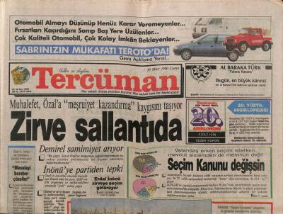 Tercüman Gazetesi 30 Mart 1990 - USAŞın Satış İşlemine İptal GZ83264 - 1