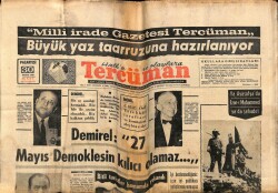 Tercüman Gazetesi 30 Mayıs 1966 - Demirel 27 Mayıs Demoklesin Kılıcı Olamaz... GZ68627 - 2