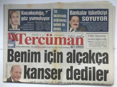 Tercüman Gazetesi 30 Mayıs 2005 - Bankalar Tüketiciyi Soyuyor GZ7129 - 1