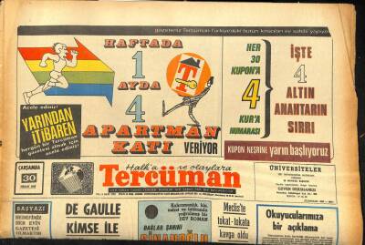 Tercüman Gazetesi 30 Nisan 1969 - Hollanda Televizyonu Sevda Alpayı Çağırdı GZ86472 - 1