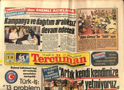 Tercüman Gazetesi 30 Nisan 1985 - Doğum Günü Hediyesi GZ54527 - 1