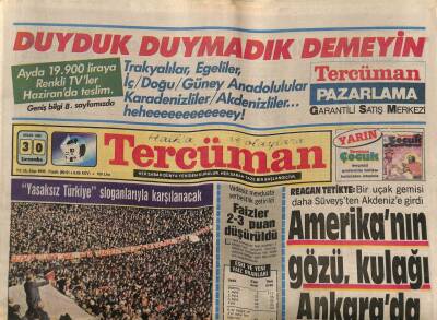 Tercüman Gazetesi 30 Nisan 1986 - Sahnelerimizin Üniversite Diplomalı Assolisti Samime Sanay GZ70664 - 1